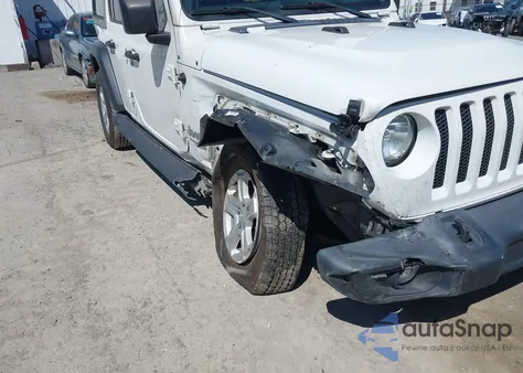 2020 Jeep Wrangler Unlimited Sport S 4X4 из США, поврежденный, VIN 1C4HJXDN0LW204734